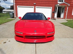 1996 Acura NSX in Formula Red over Black