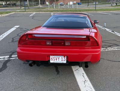 1996 Acura NSX in Formula Red over Tan