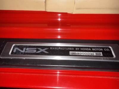 1996 Acura NSX in Formula Red over Tan