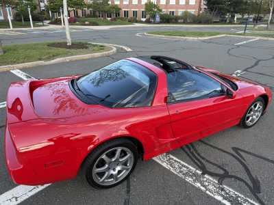 1996 Acura NSX in Formula Red over Tan