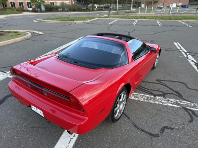 1996 Acura NSX in Formula Red over Tan