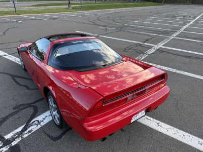 1996 Acura NSX in Formula Red over Tan