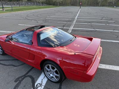 1996 Acura NSX in Formula Red over Tan
