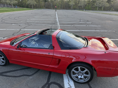 1996 Acura NSX in Formula Red over Tan