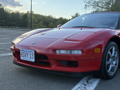 1996 Acura NSX in Formula Red over Tan