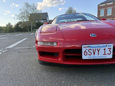 1996 Acura NSX in Formula Red over Tan