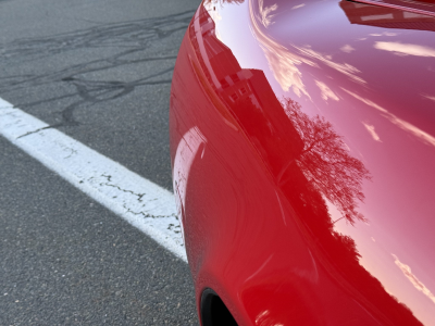 1996 Acura NSX in Formula Red over Tan