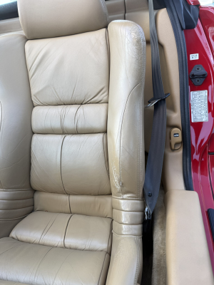 1996 Acura NSX in Formula Red over Tan