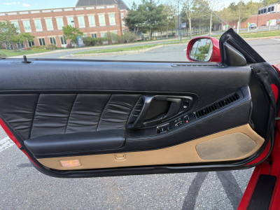 1996 Acura NSX in Formula Red over Tan