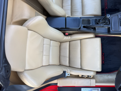 1996 Acura NSX in Formula Red over Tan