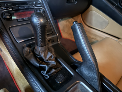 1996 Acura NSX in Formula Red over Tan