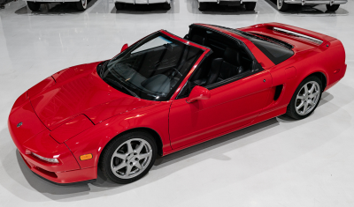 1995 Acura NSX in Formula Red over Black