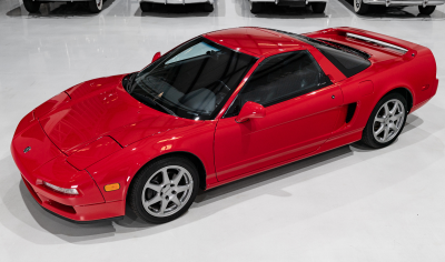 1995 Acura NSX in Formula Red over Black