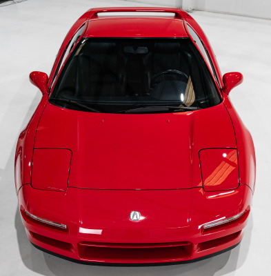 1995 Acura NSX in Formula Red over Black