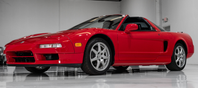 1995 Acura NSX in Formula Red over Black