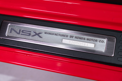 1995 Acura NSX in Formula Red over Black