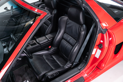 1995 Acura NSX in Formula Red over Black