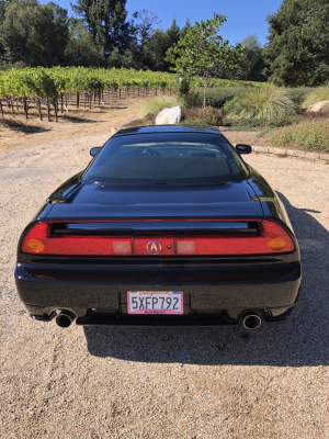 2004 Acura NSX in Berlina Black over Black