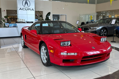 1994 Acura NSX in Formula Red over Black