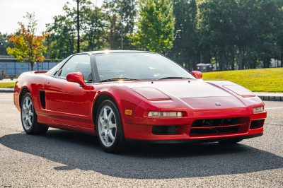 1994 Acura NSX in Formula Red over Black