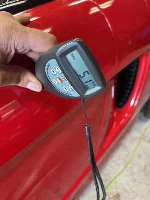 1994 Acura NSX in Formula Red over Black