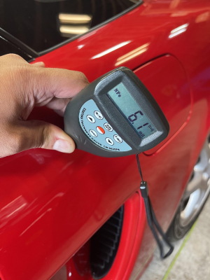 1994 Acura NSX in Formula Red over Black