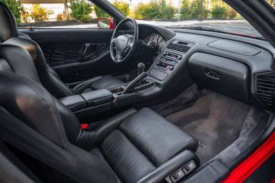 1994 Acura NSX in Formula Red over Black