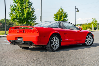 1994 Acura NSX in Formula Red over Black