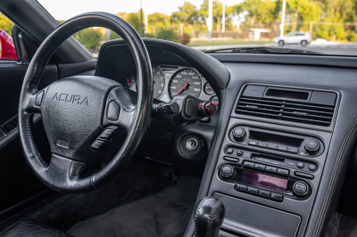 1994 Acura NSX in Formula Red over Black