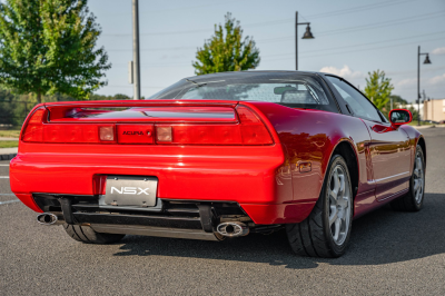 1994 Acura NSX in Formula Red over Black
