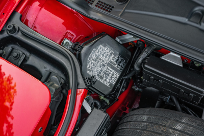 1994 Acura NSX in Formula Red over Black