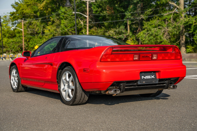 1994 Acura NSX in Formula Red over Black