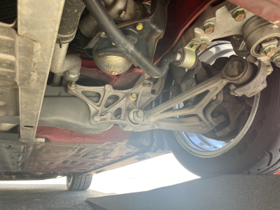 1994 Acura NSX in Formula Red over Black