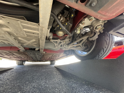 1994 Acura NSX in Formula Red over Black