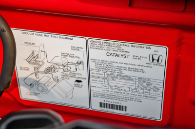 1994 Acura NSX in Formula Red over Black