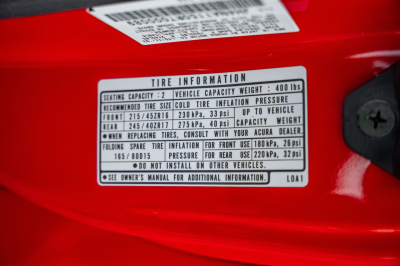 1994 Acura NSX in Formula Red over Black