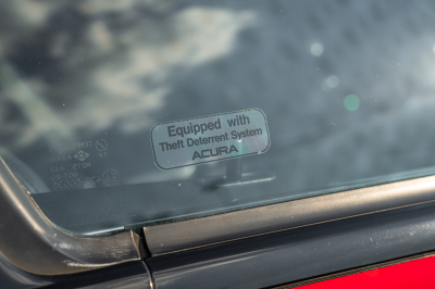 1994 Acura NSX in Formula Red over Black