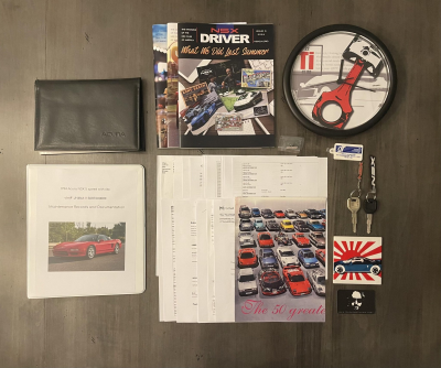 1994 Acura NSX in Formula Red over Black