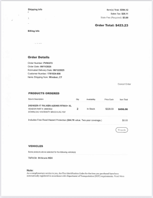 1994 Acura NSX in Formula Red over Black