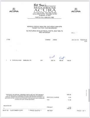 1994 Acura NSX in Formula Red over Black