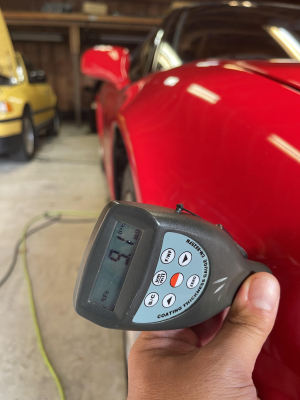 1994 Acura NSX in Formula Red over Black