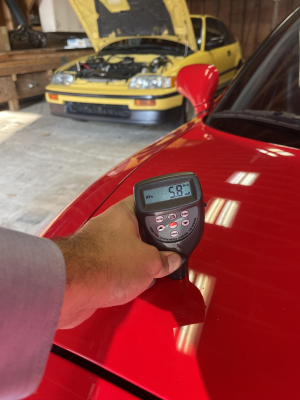 1994 Acura NSX in Formula Red over Black