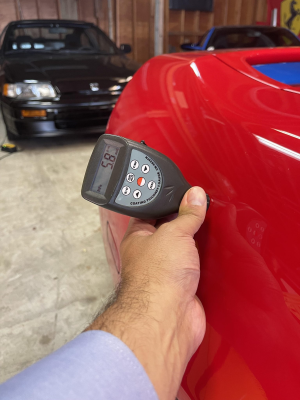 1994 Acura NSX in Formula Red over Black