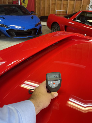 1994 Acura NSX in Formula Red over Black