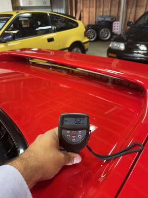 1994 Acura NSX in Formula Red over Black