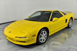 1997 Acura NSX in Spa Yellow over Black