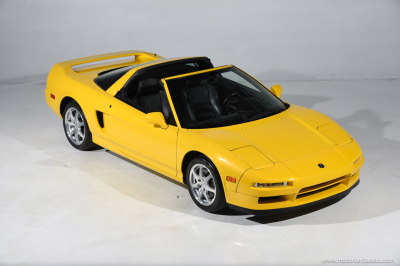 1997 Acura NSX in Spa Yellow over Black