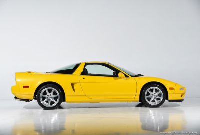 1997 Acura NSX in Spa Yellow over Black