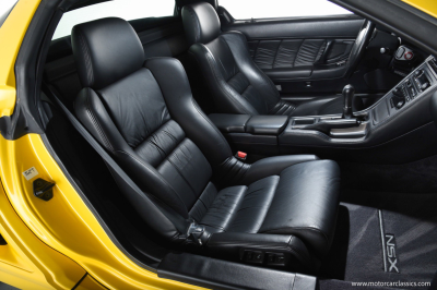1997 Acura NSX in Spa Yellow over Black