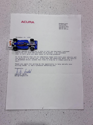 1995 Acura NSX in Berlina Black over Black